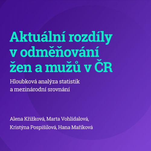 Aktuální rozdíly v odměňování žen a mužů v ČR